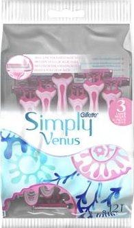 Gillette Gillette Simply Venus 3 Maszynki jednorazowe do golenia, 12 sztuk