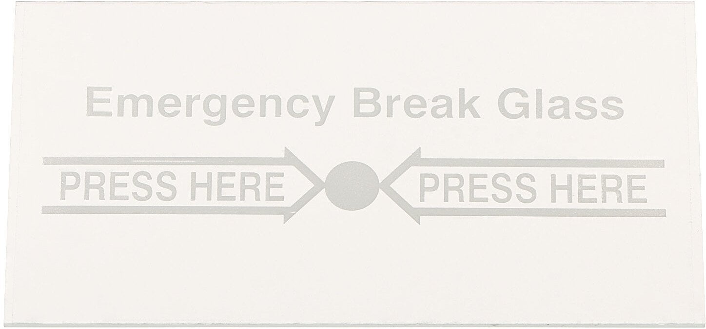 Zapasowa szybka PW-C1/GLASS do przycisków awaryjnego otwierania drzwi