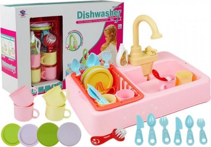 Lean Sport Kolorowy Zlewozmywak Zlew z Wodą + Akcesoria