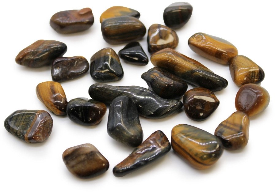 Kamień Afrykański Mały - Tygrysie Oko 2 | 24 sztuki