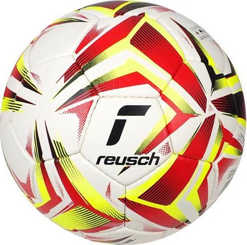 Piłka nożna Reusch Attrakt Resist bialo-czerwono-żółta 5554003 1618 5
