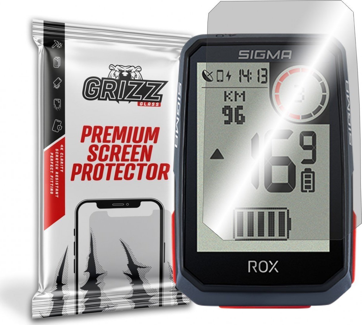 GrizzGlass Szkło hybrydowe Grizz Sigma Sport ROX 4.0