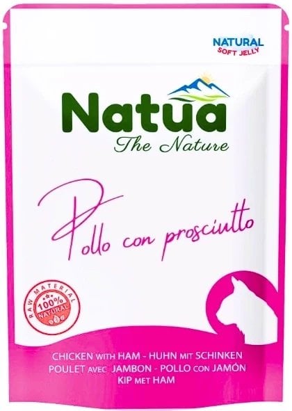 Natua Natural Mokra Karma dla Kota Kurczak z Szynką 70g