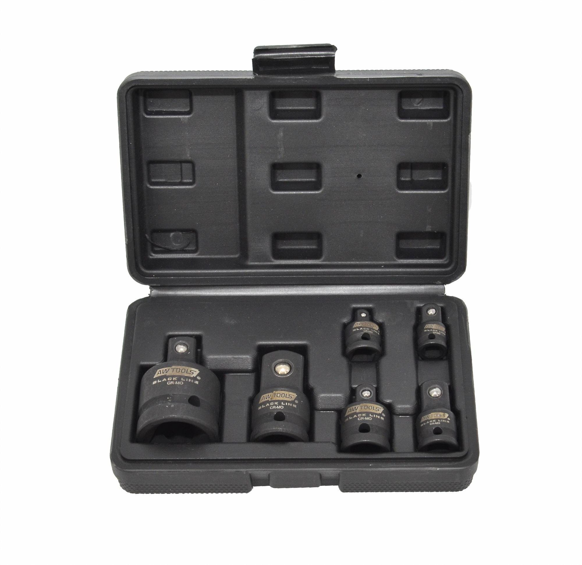AWTOOLS ZESTAW REDUKCJI UDAROWYCH 6szt. CrMo BLACK LINE