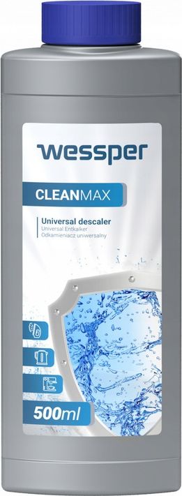 Wessper CleanMax uniwersalny odkamieniacz 500 ml do ekspresów, czajników, żelazek