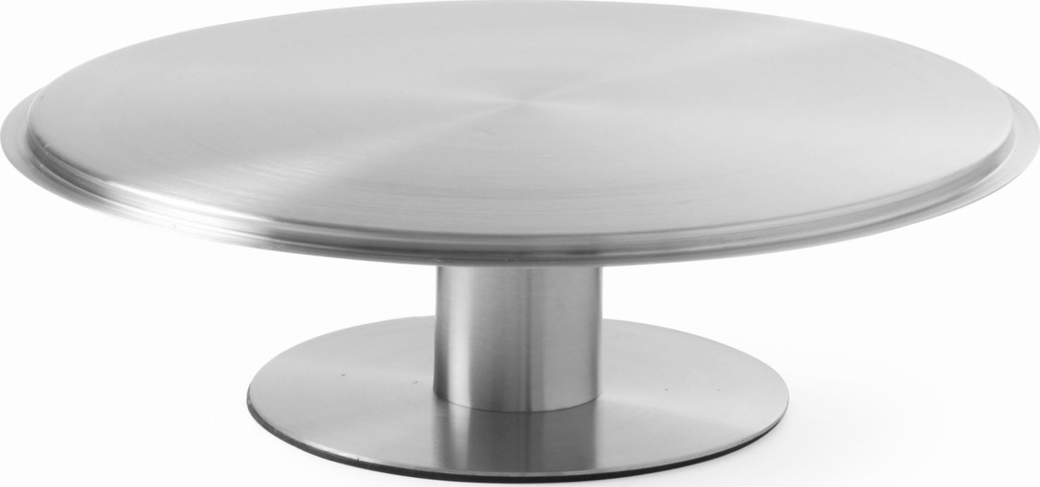 Hendi Obrotowa patera do ciasta ze stali nierdzewnej - Hendi 523827 Obrotowa patera do ciasta ze stali nierdzewnej - Hendi 523827