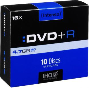 Intenso DVD+R 4.7 GB 16x 10 sztuk (4111652)