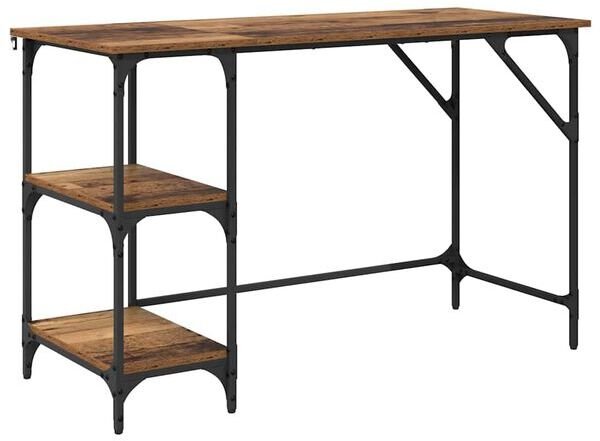 Biurko vidaXL Biurko Stare drewno 120 x 50 x 75 cm Materiał z drewna