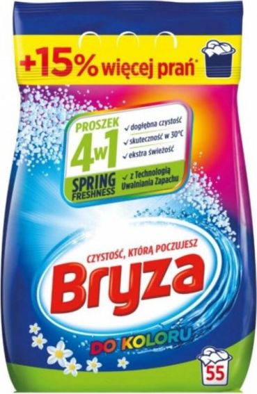 Bryza BRYZA 4w1 proszek SPRING FRESHNESS Kolor 3,575kg / 55 prań