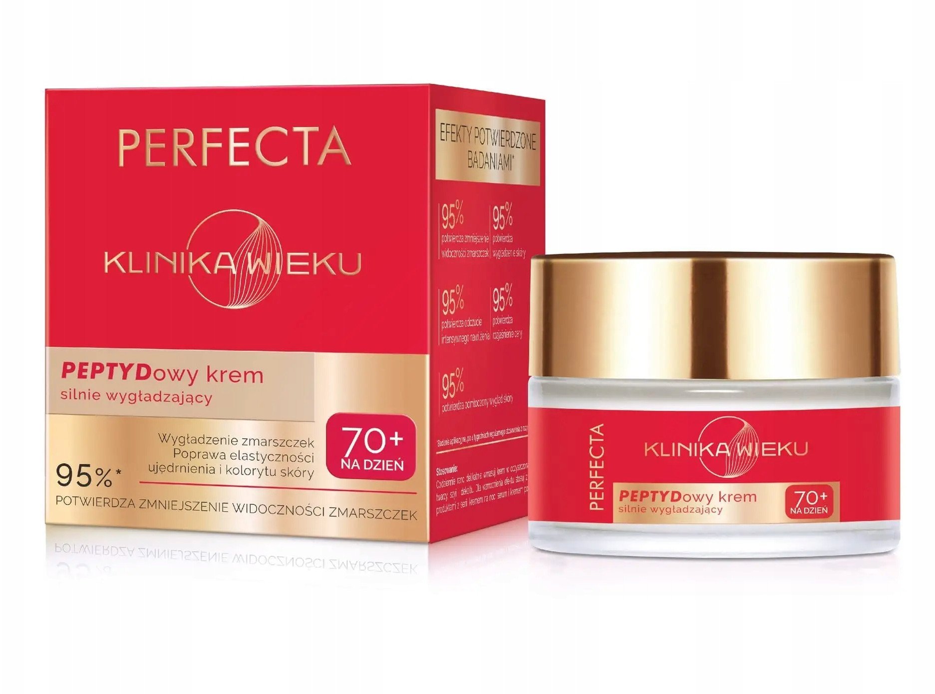 PERFECTA_Klinika Wieku kolagenowy krem silnie przeciwzmarszczkowy na dzień 70+ 50ml