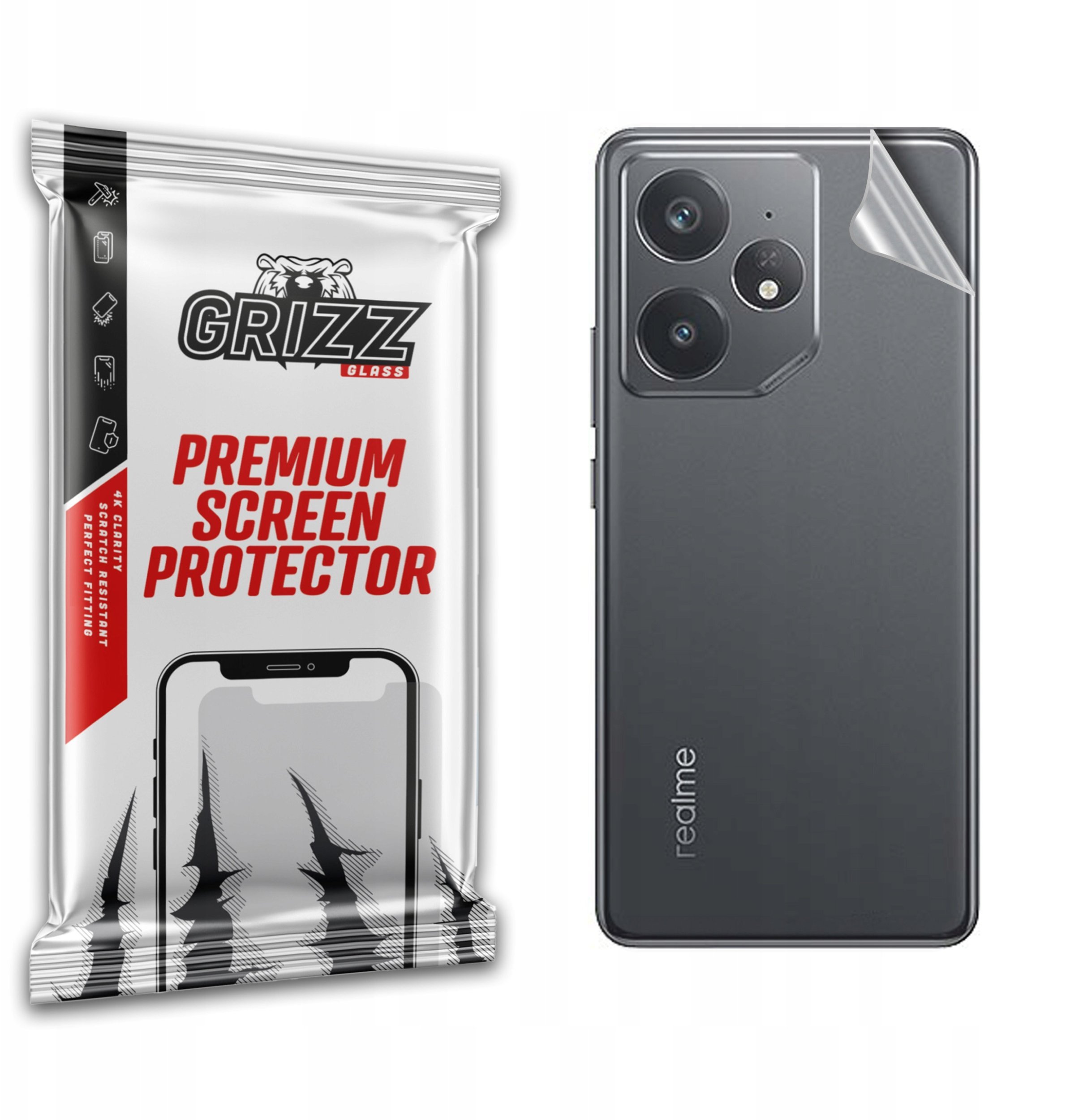 Folia na tył GrizzGlass SatinSkin do Realme Neo7