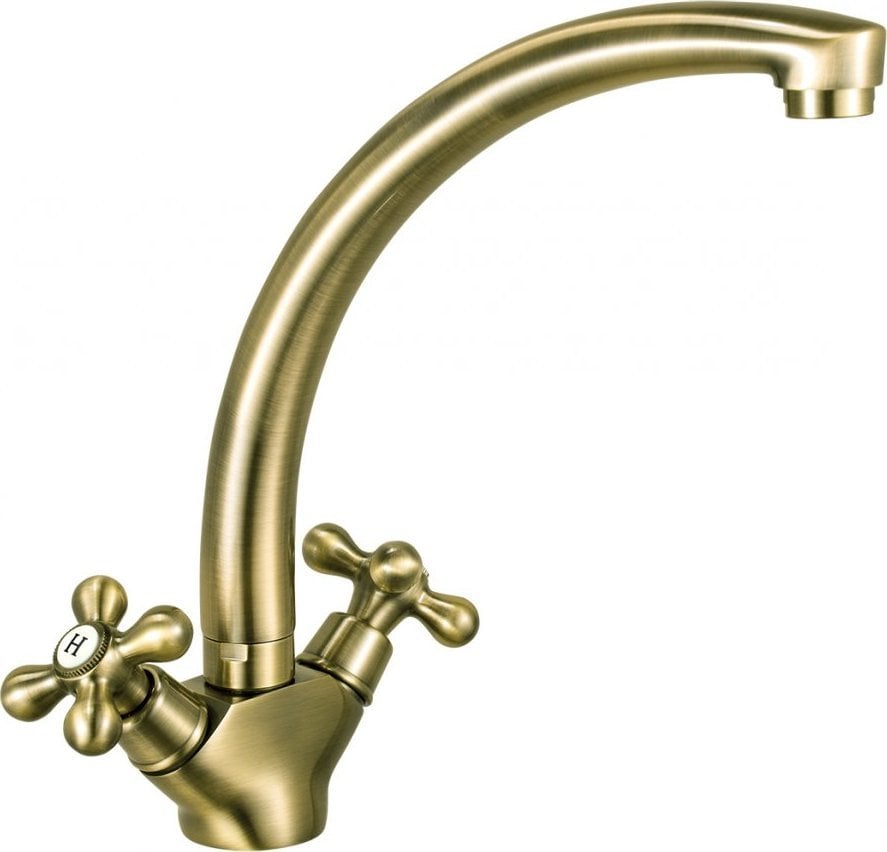 Ferro Bateria zlewozmywakowa ANTICA stojąca, stary brąz