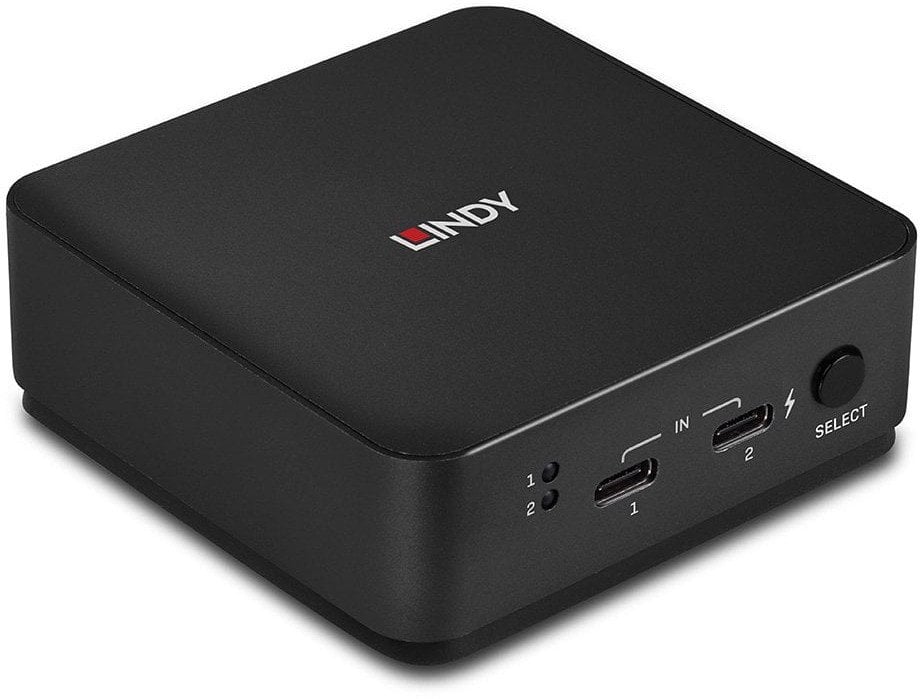 KVM Lindy 2-Port -C Dual HDMI 4K60 Switch