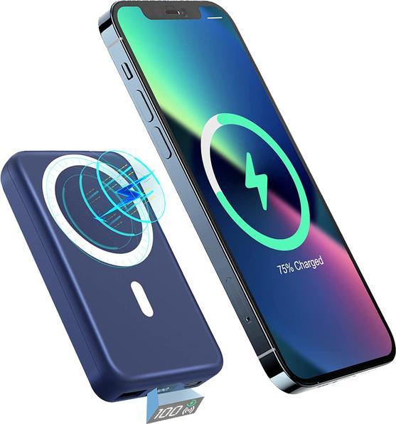 Powerbank Lichip LED Magsafe 10000mAh Granatowy