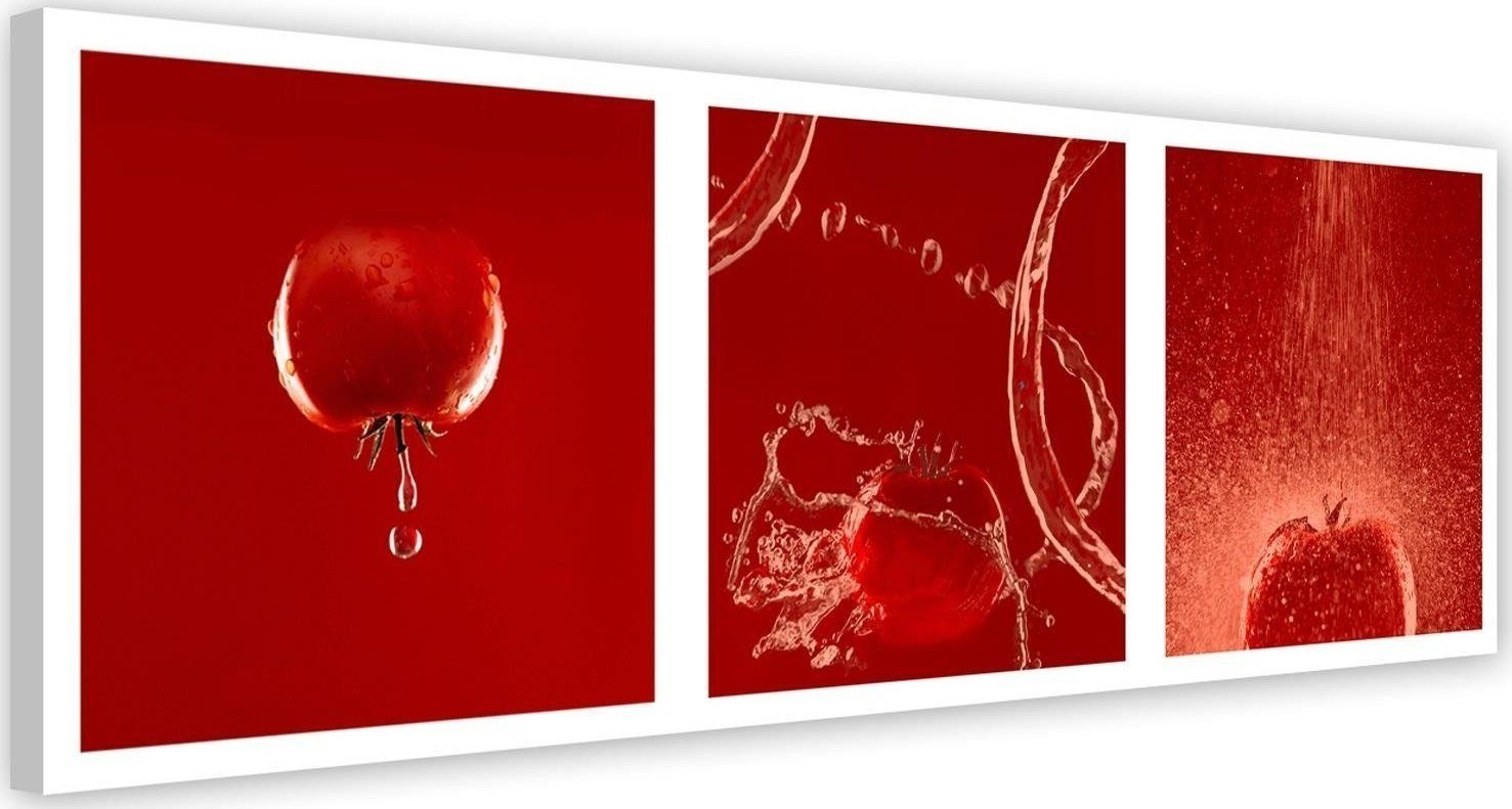 Feeby Obraz na płótnie, Czerwone pomidory warzywa - 90x30