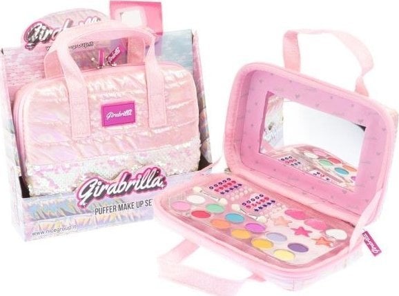 Nice Torba Make up Girabrilla jasno-różowa