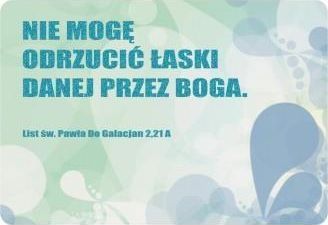 Szaron Magnes na lodówkę - Nie mogę odrzucić łaski