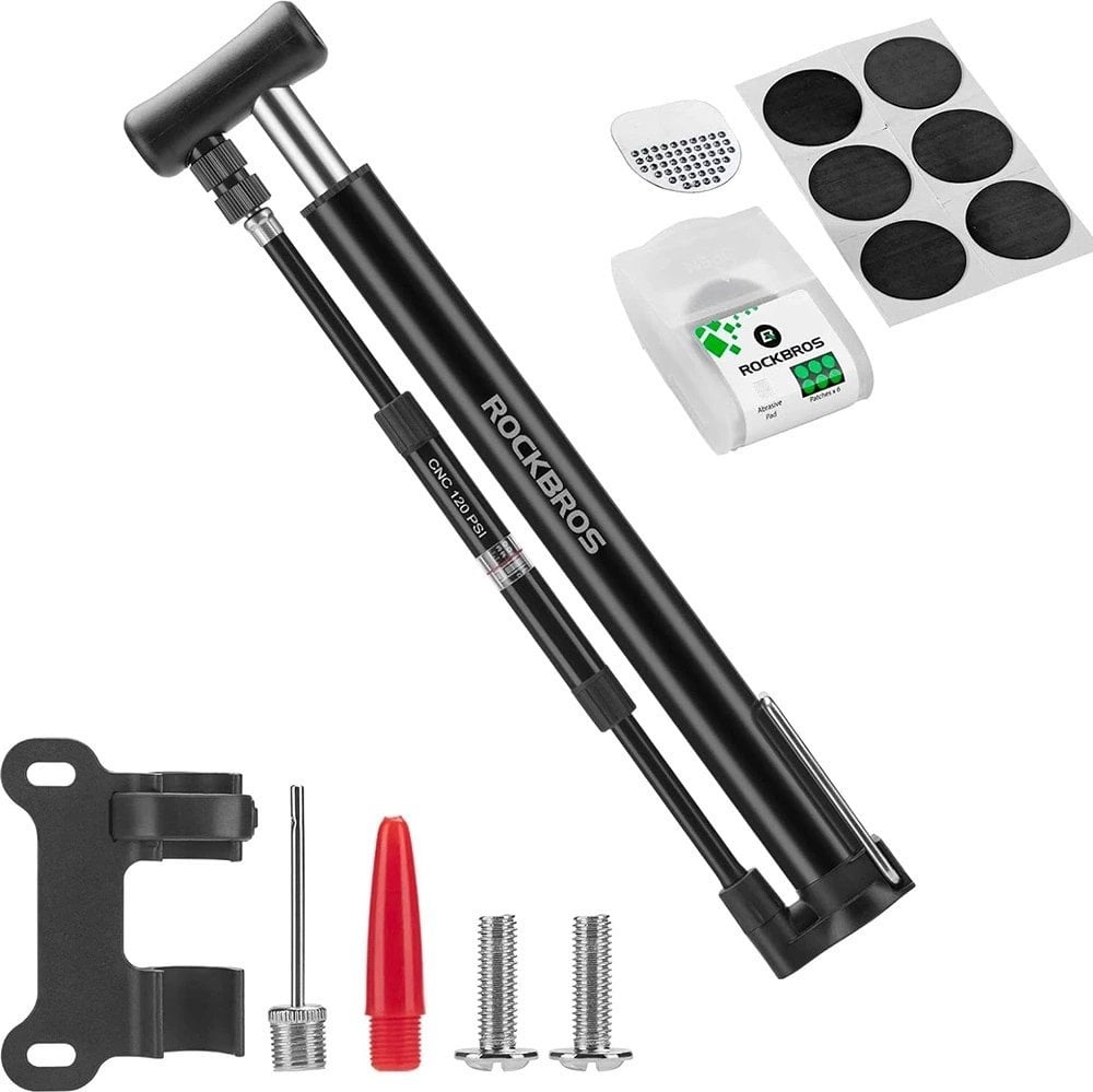 RockBros Pompka rowerowa Rockbros 42322821001 podłogowa - czarna