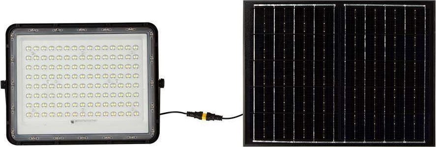 Naświetlacz V-TAC Projektor LED Solarny V-TAC 20W Pilot, AUTO, Timer, IP65 Czarny VT-180W 4000K 1800lm