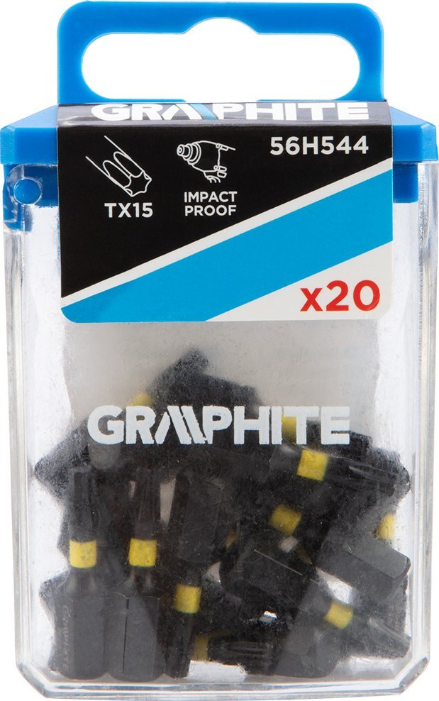 Graphite Bity udarowe TX15 x 25 mm, 20 szt.