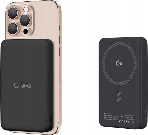Powerbank Tech-Protect PB24 LifeMag 10000mAh Czarny