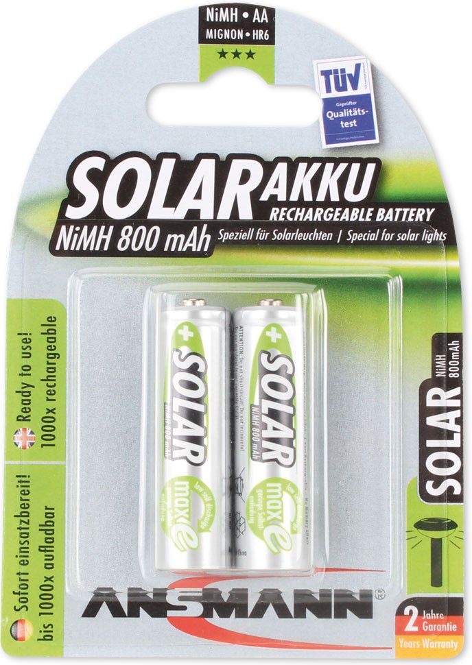 Ansmann Akumulator Solar AA / R6 800mAh 2 szt.