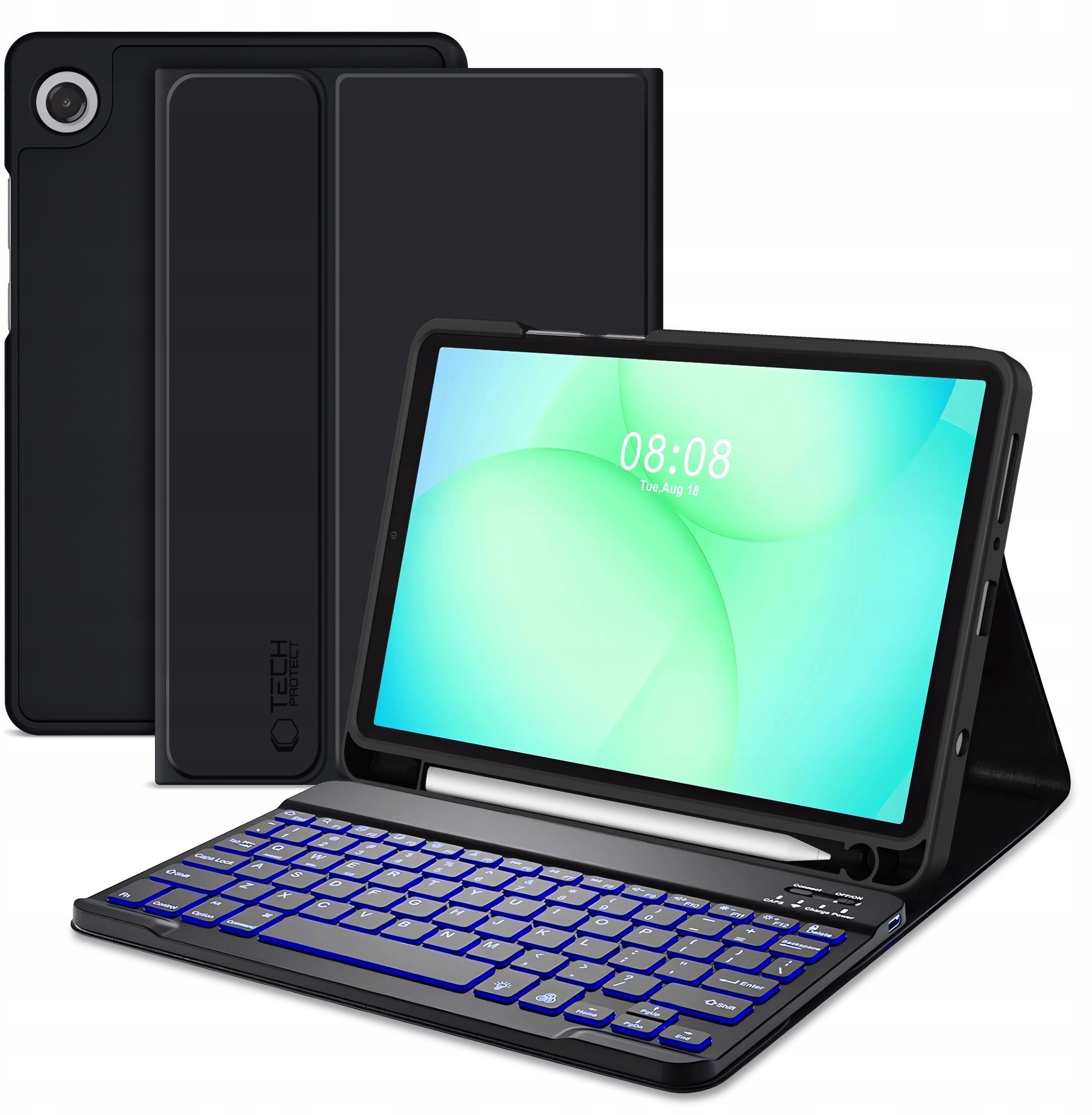 TECH-PROTECT SC PEN + KEYBOARD GALAXY TAB A9+ / A11+ PLUS 11.0 X210 / X215 / X216 / X230 / X235 / X236 BLACK