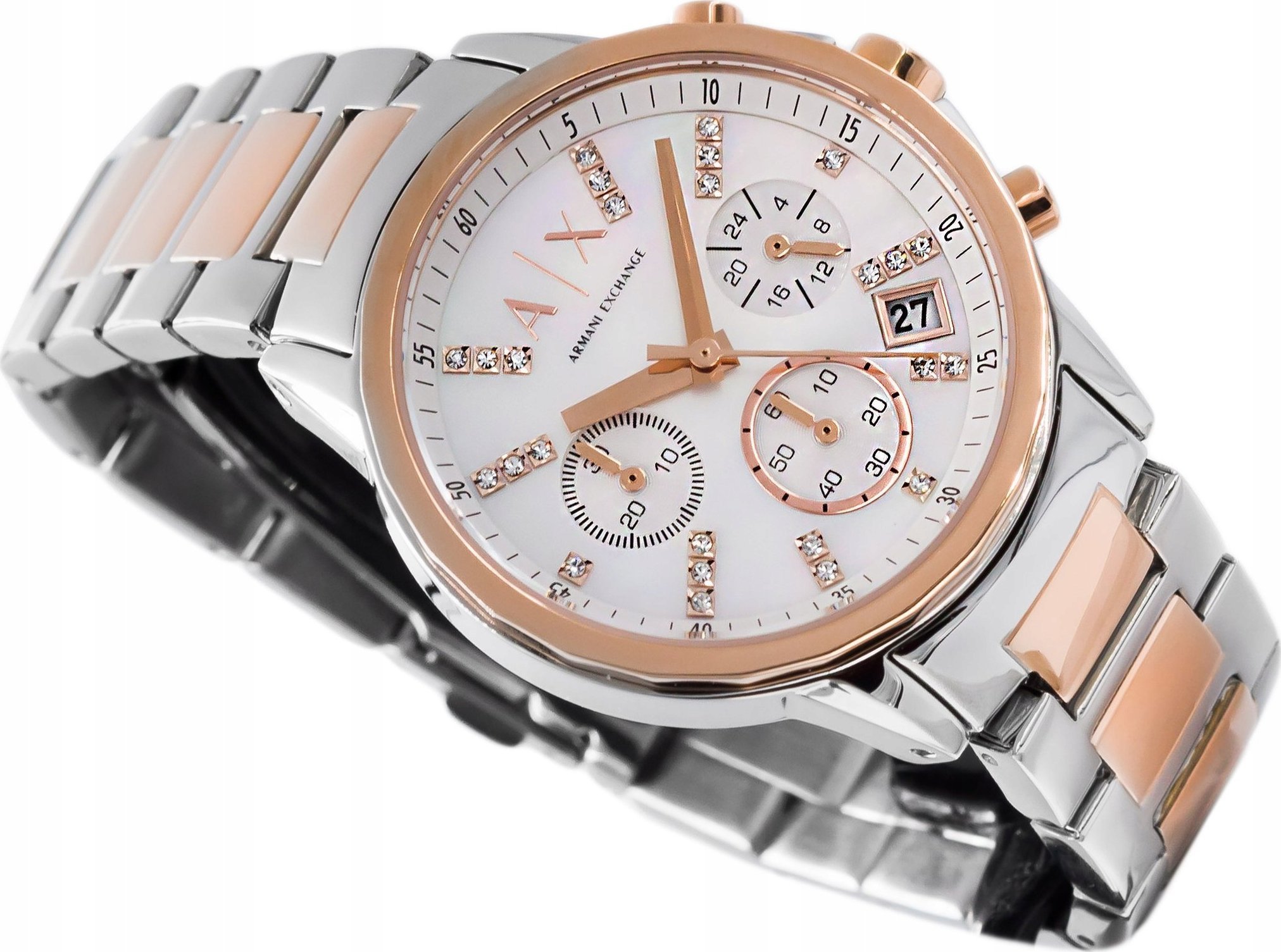 Zegarek Damski Armani Exchange Banks Chronograph AX4331 + BOX