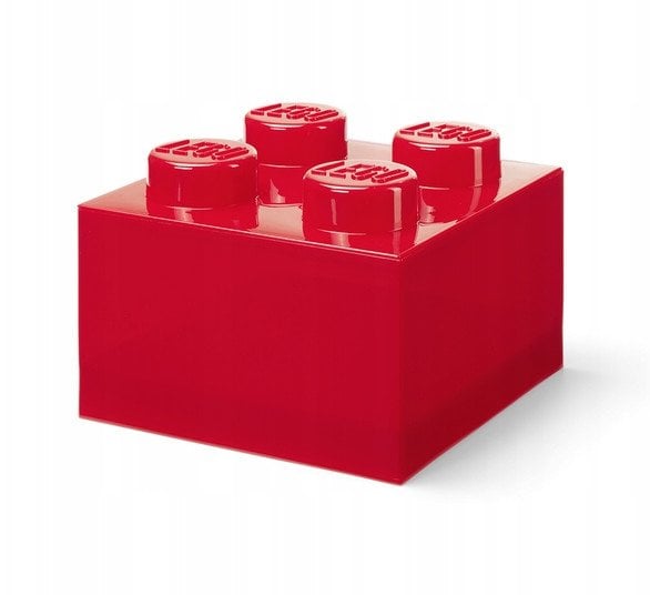 Lego Brick 4 czerwony przeźroczysty 40090804