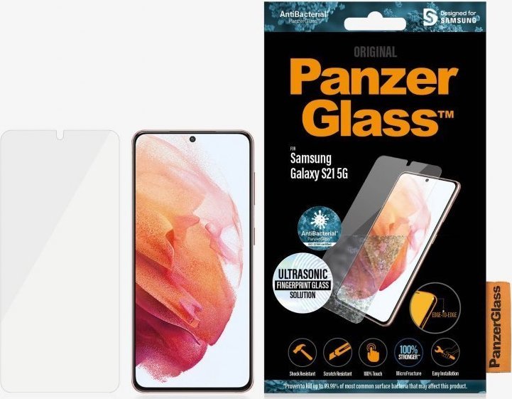 PanzerGlass Galaxy S21 5G, Glass, Clear, Case Friendly