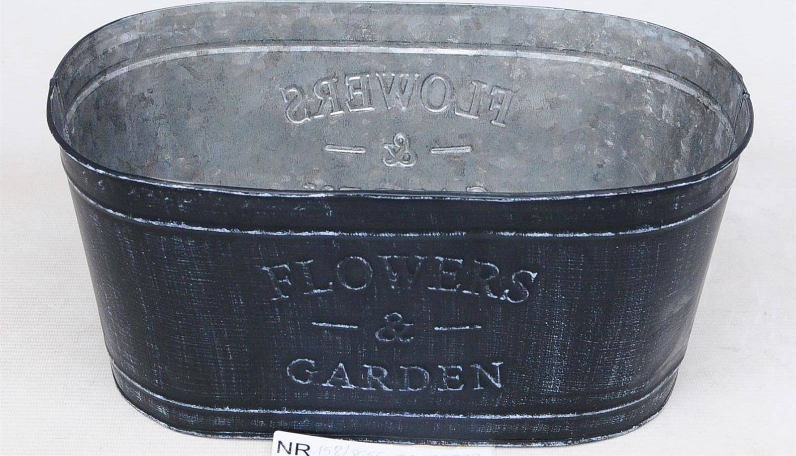 Tajemniczy ogród Osłonka Flower Garden owalna czarna 33 cm