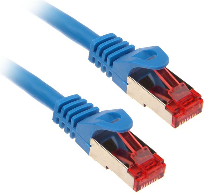 InLine 2m Cat.6 kabel sieciowy 1000 Mbit RJ45 - niebieski ( 76402B )
