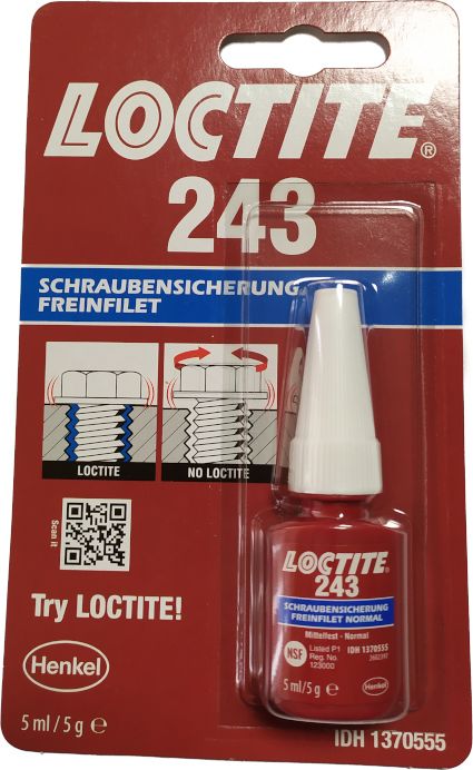 Loctite Klej Do Gwintów Średni Loctite 243 5 ml (1370555)