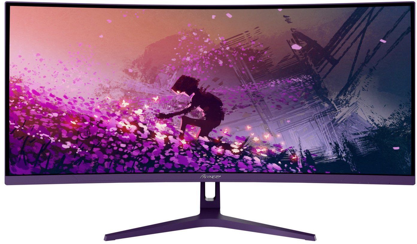 Arozzi Nova 34 Curved monitor komputerowy 86,4 cm (34") 3440 x 1440 px Quad HD LED Fioletowy