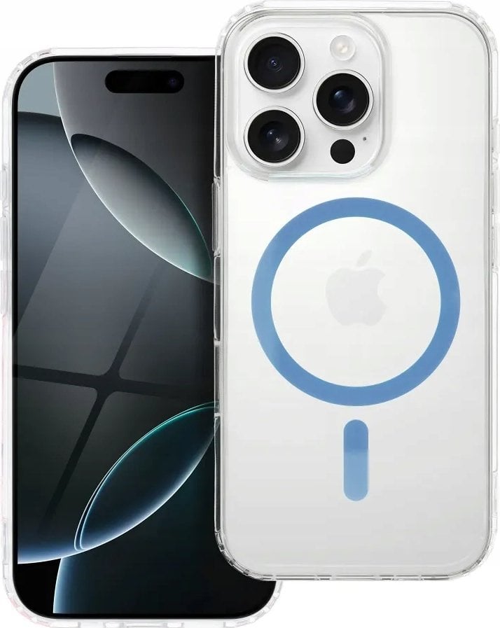 Drop Glue Colorful Ring Mag Cover kompatybilny z MagSafe pasuje do SAMSUNG S25 jasny niebieski