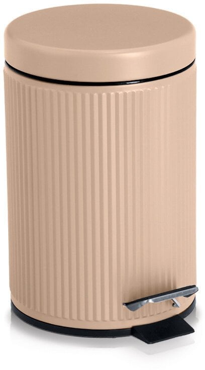 Metalowy kosz łazienkowy BRASS TONE, 3 l