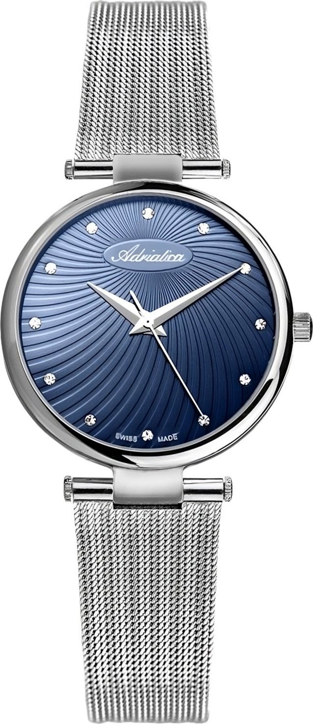 Zegarek Adriatica Zegarek damski Adriatica A3689.51451Q CYRKONIE srebrny