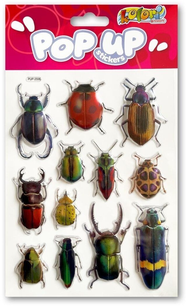 Penmate Naklejki metalowe Beetles