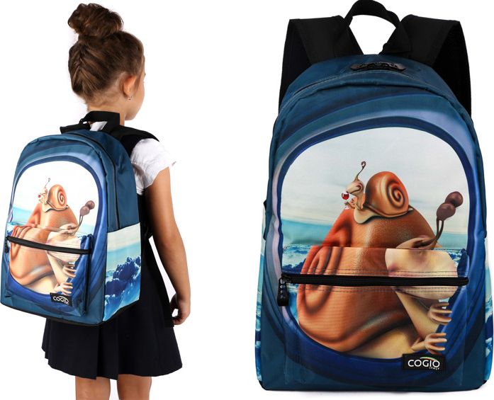 Cogio Kids Italy Plecak szkolny 2043AM granatowy