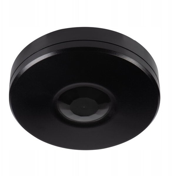 Kanlux Czujnik ruchu PIR ZONA MINI WT-B/B 2000VA Ø11 max 6,5m 360 st. IP65/20 IIkl. czarny natynkowy 37374