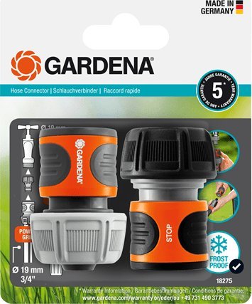 Gardena GARDENA Hose Connector Set 19mm (3/4) (grey/orange)