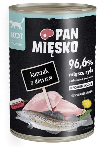 Pan Mięsko Kurczak z dorszem 400g