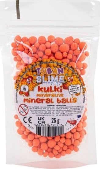 Teka Kulki mineralne 25g - pomarańczowe TUBAN