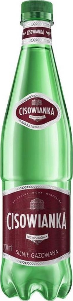 Woda Cisowianka Naturalna woda mineralna silnie gazowana 700 ml x 18 sztuk