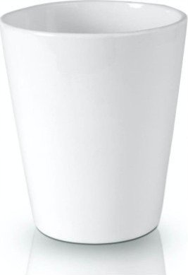 Polnix Doniczka ceramiczna na kwiaty biała 15 cm