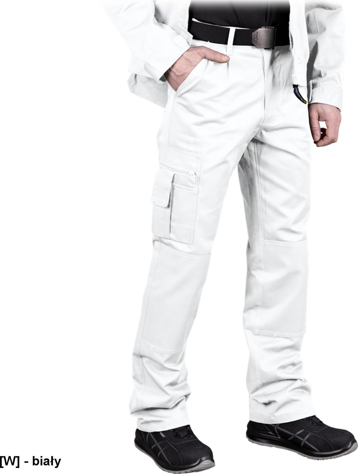 R.E.I.S. LH-VOBSTER - spodnie ochronne do pasa - biały 48