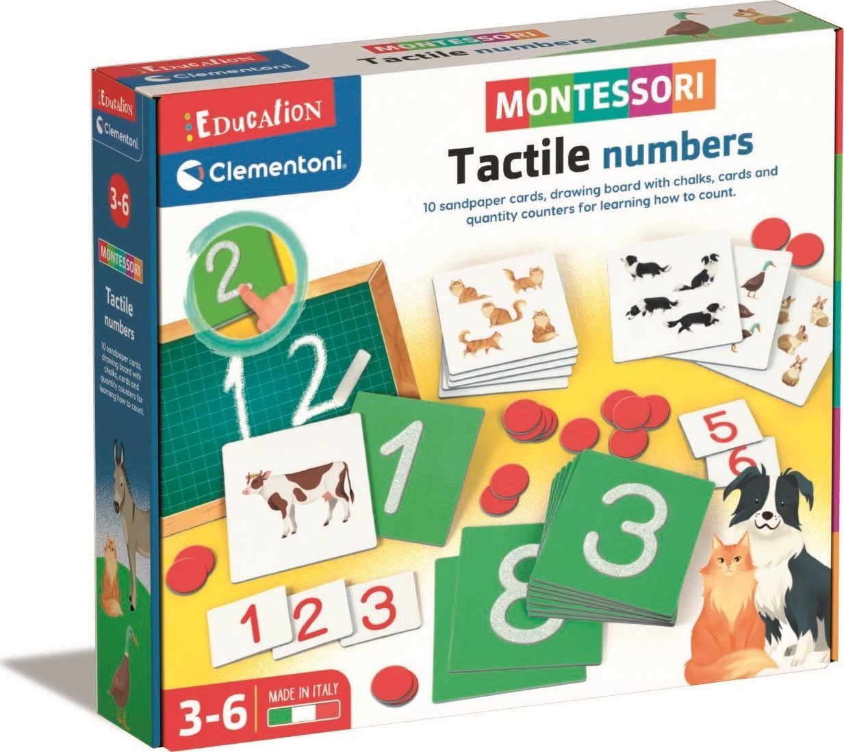 Clementoni TOY EDUCATIONAL TACTILE NUMBERS 50737