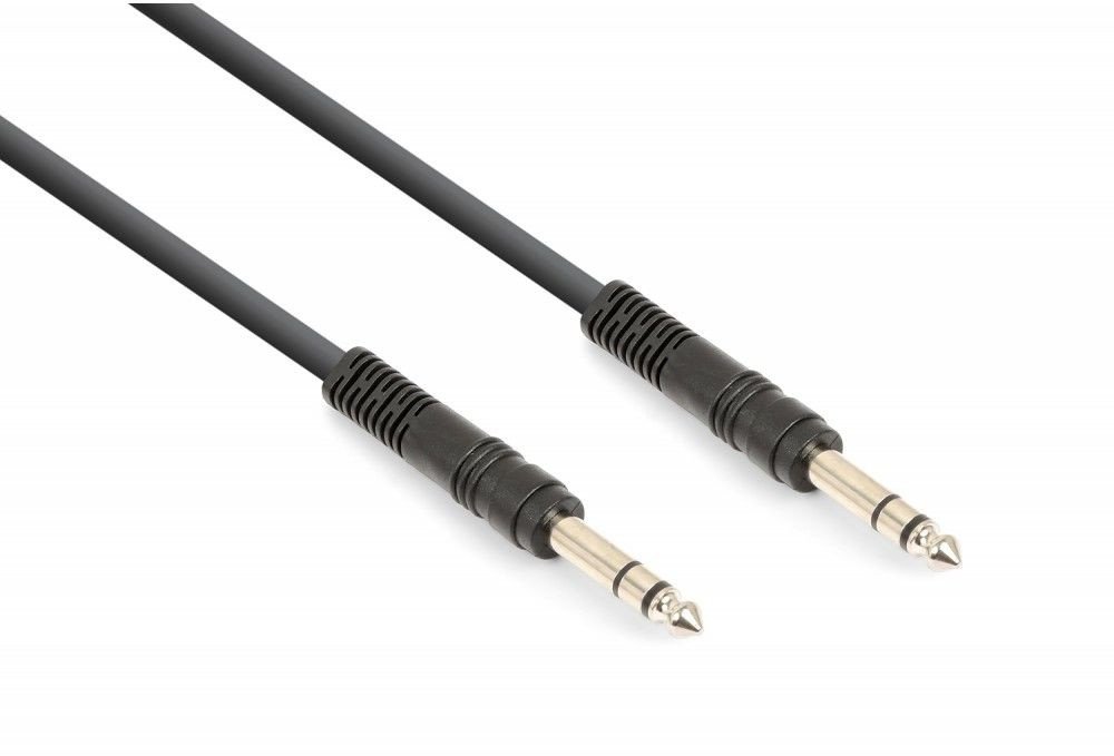 Kabel sygnałowy stereo 1,5m Jack 6,3 - Jack 6,3 Vonyx - 3 m one size