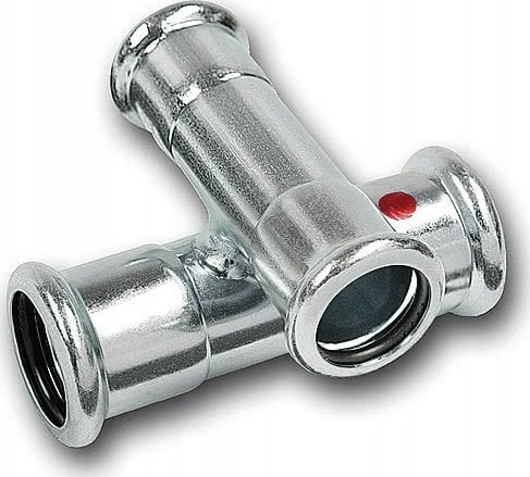 Czwórnik 2-płaszczyznowy SANHA-THERM C-Stahl d18x15SANHA