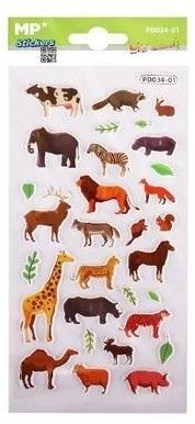 Naklejki 3D zwierzaki